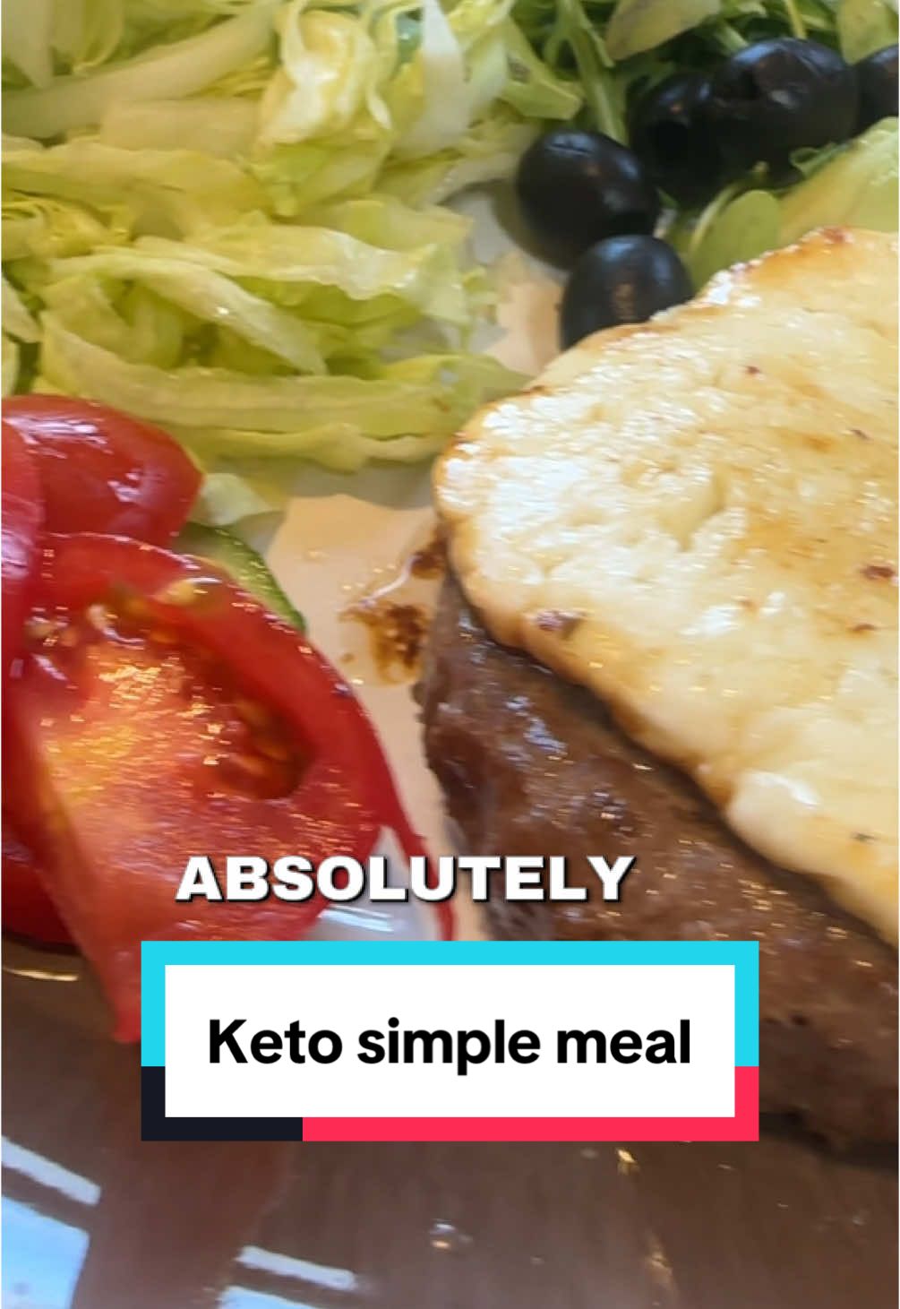 Keto burger Simple meal 💕 #keto #ketomeals #ketolifestyle 