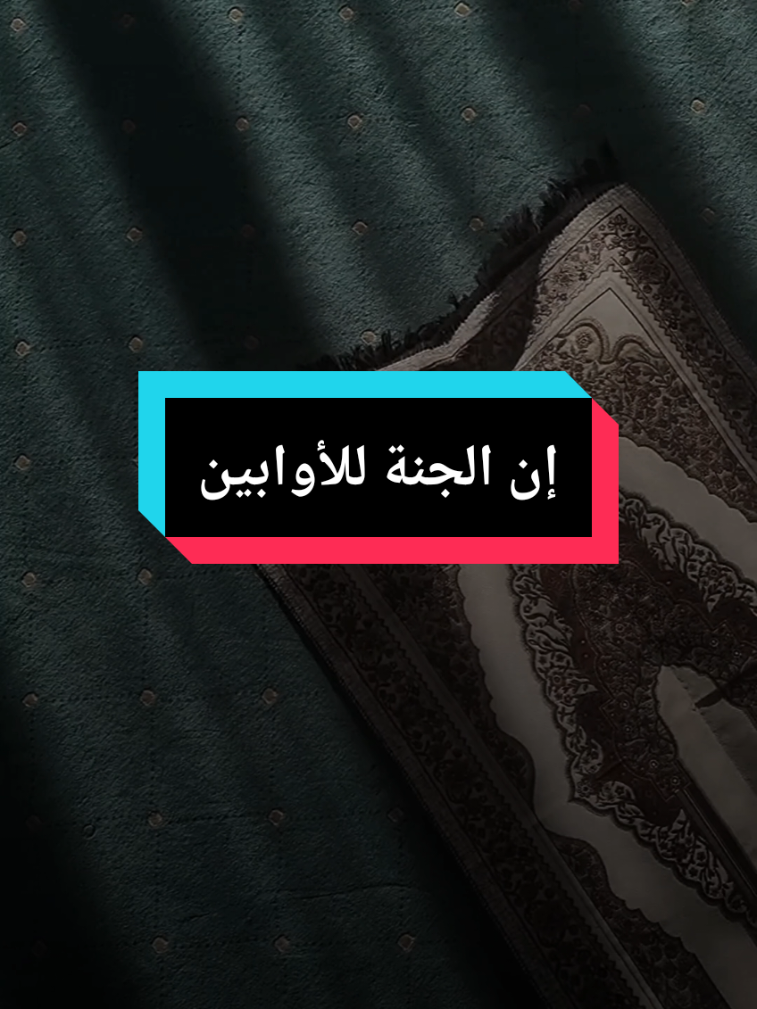 تب الى الله وستخطئ ثم ارجع وتب وستخطئ ، ان الجنة للأوابين الذي كلما اخطأ تاب وعاد ، الشيخ #islam8qurann #islam8quran2 #islam8quran 
