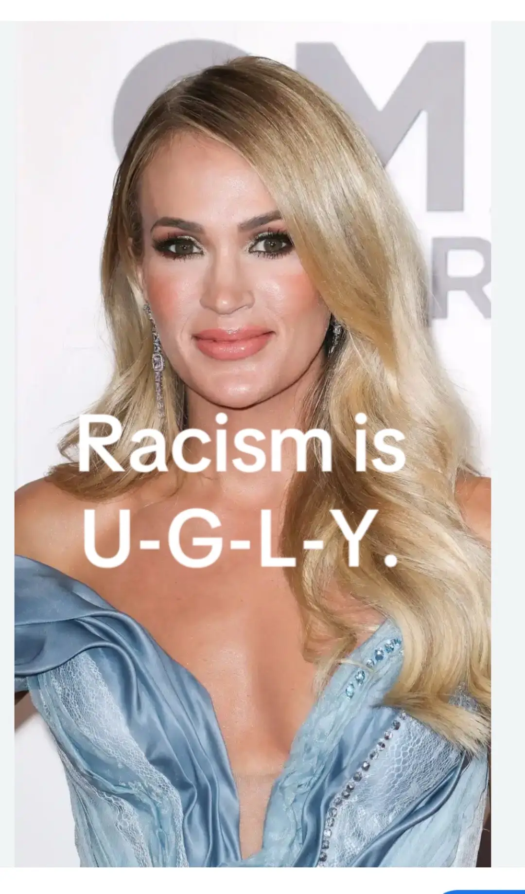 Don’t be a Carrie.  #racist #maga #dontberacist #dontbeacarrie 