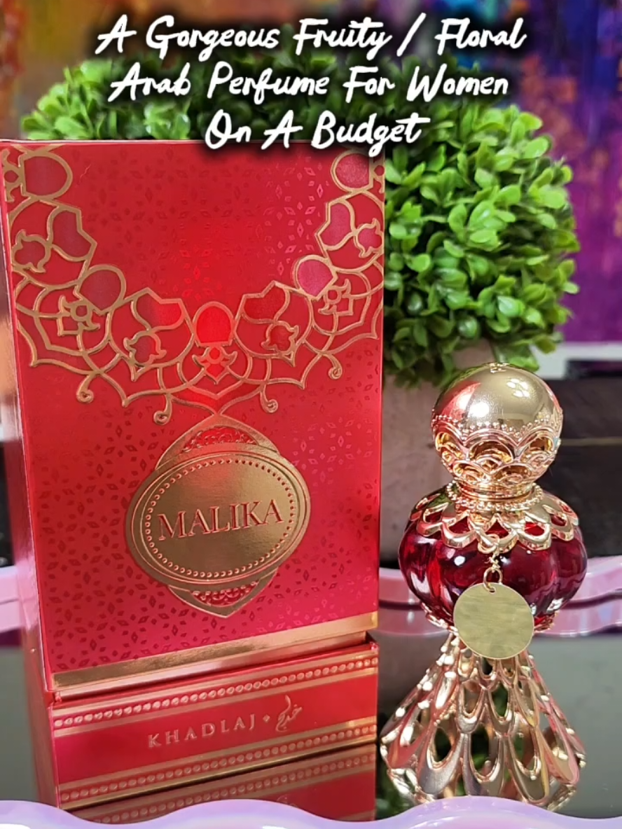 Replying to @madelinespicks Discover the Sweet Fruity / Floral  Arab Fragrance of Malika Red by Khadlaj. This is a stunning  perfume for women on a budget that love luxury. #fyp #khadlaj, #perfumereview #fragrance #sweetperfume #perfumetok  #affordableperfume #perfumetok #fragrance   #perfumeforwomen 