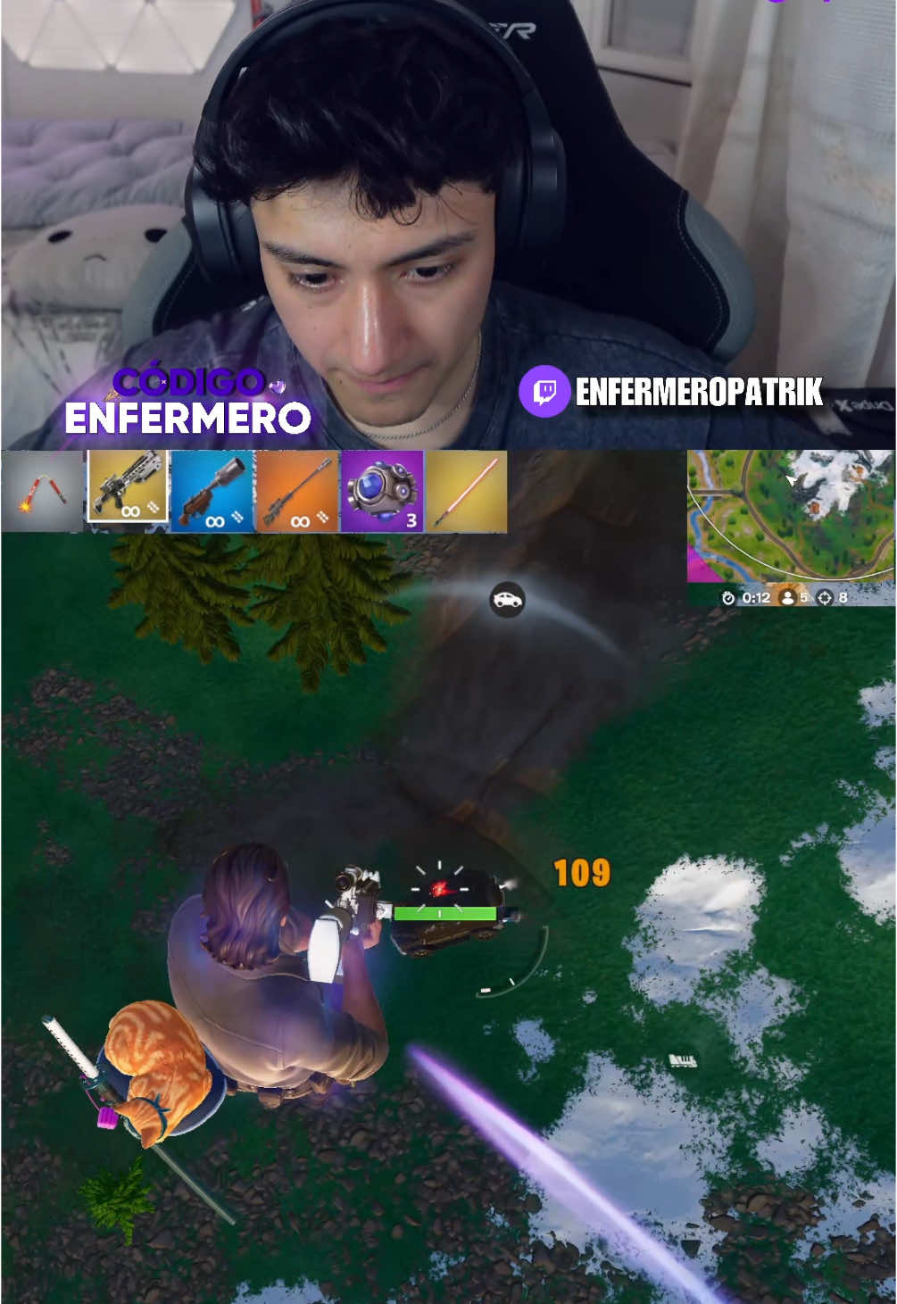 No se me escapa nadie 🫡 #fortnite #fortniteclips #enfermeropatrik #fortniteespañol #gaming 