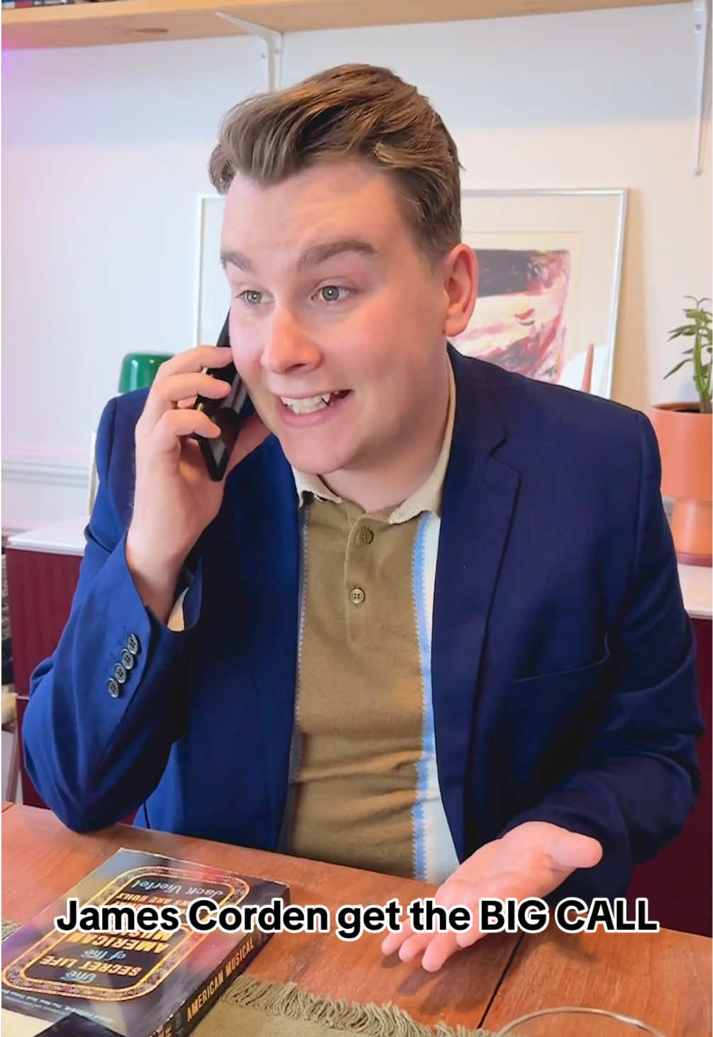 James Corden is back on broadway, can you believe it?! Can you?! #fyp #jamescorden #broadway #broadwaymusicals #comedy