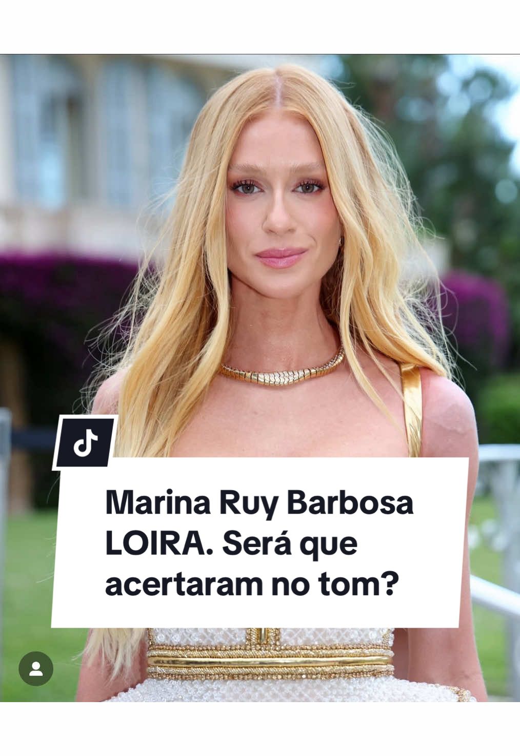 Marina Ruy Barbosa está LOIRA ✨ Será que a Truss acertou no tom?? #marinaruybarbosa #coloracaopessoal #consultoriadeimagem #fyp 