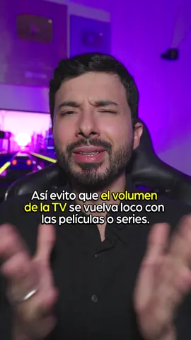 Así evito que el volumen del TV se vuelva loco con las peliculas o series #Tv #tecnologia #tipshogar #audio #mejorarvolumendetv