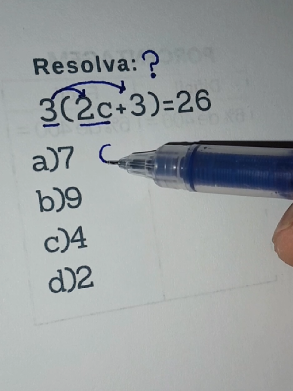 Equação do 1° grau. #teachersoftiktok  #mathematik  #agoravocêsabe  #maths  #matematica 