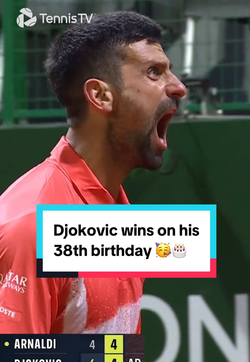 Wonder Unc 😤 #tennis #tennistv #atptour #djokovic #arnaldi 