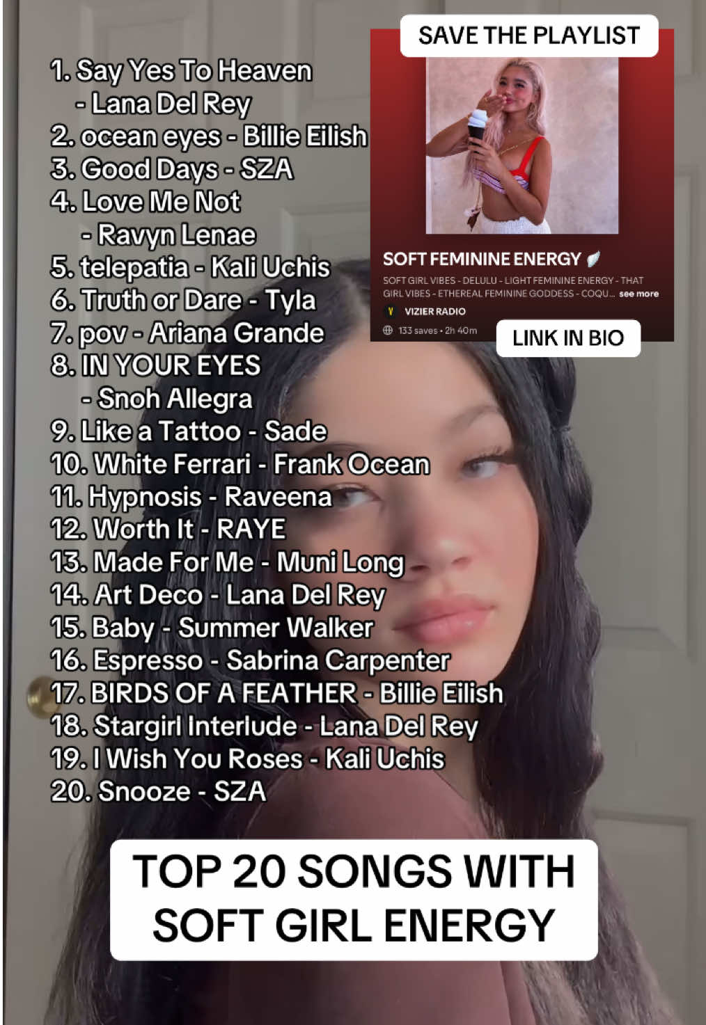 What did I miss?? #songrecommendations #playlist #softgirl #kaliuchis #lanadelrey 