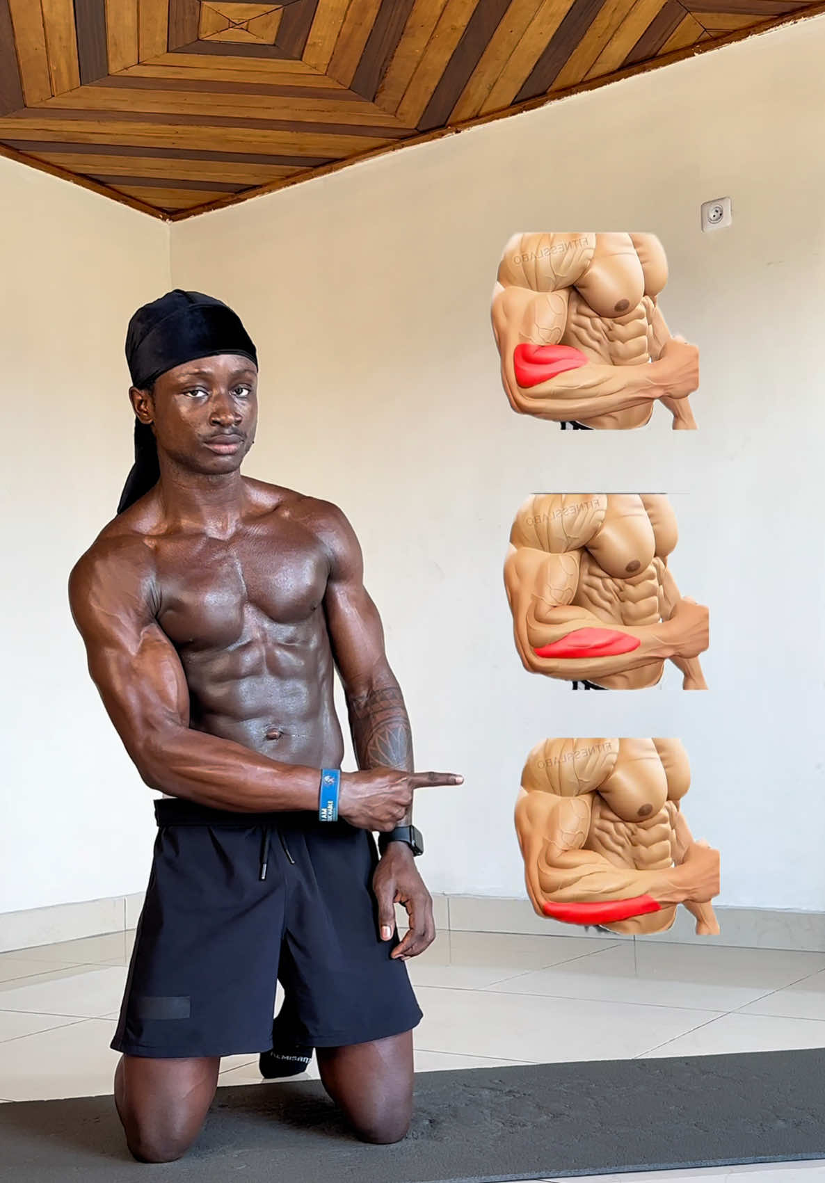 Easy forearm workout at home 🔥 #workout #forearm #Fitness #athome 