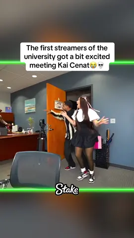 The first streamers of university got excited meeting Kai cenat  #Kai #kaicenat #twitch #fyp #viral #amp #streameruniversity kai cenat streamer university #tylil #reggie #ddg #zias #blou #agent00 #streameruniversity #thestreameruniversity 