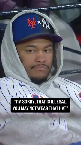 No 🧢 (via SNY) #MLB #baseball 