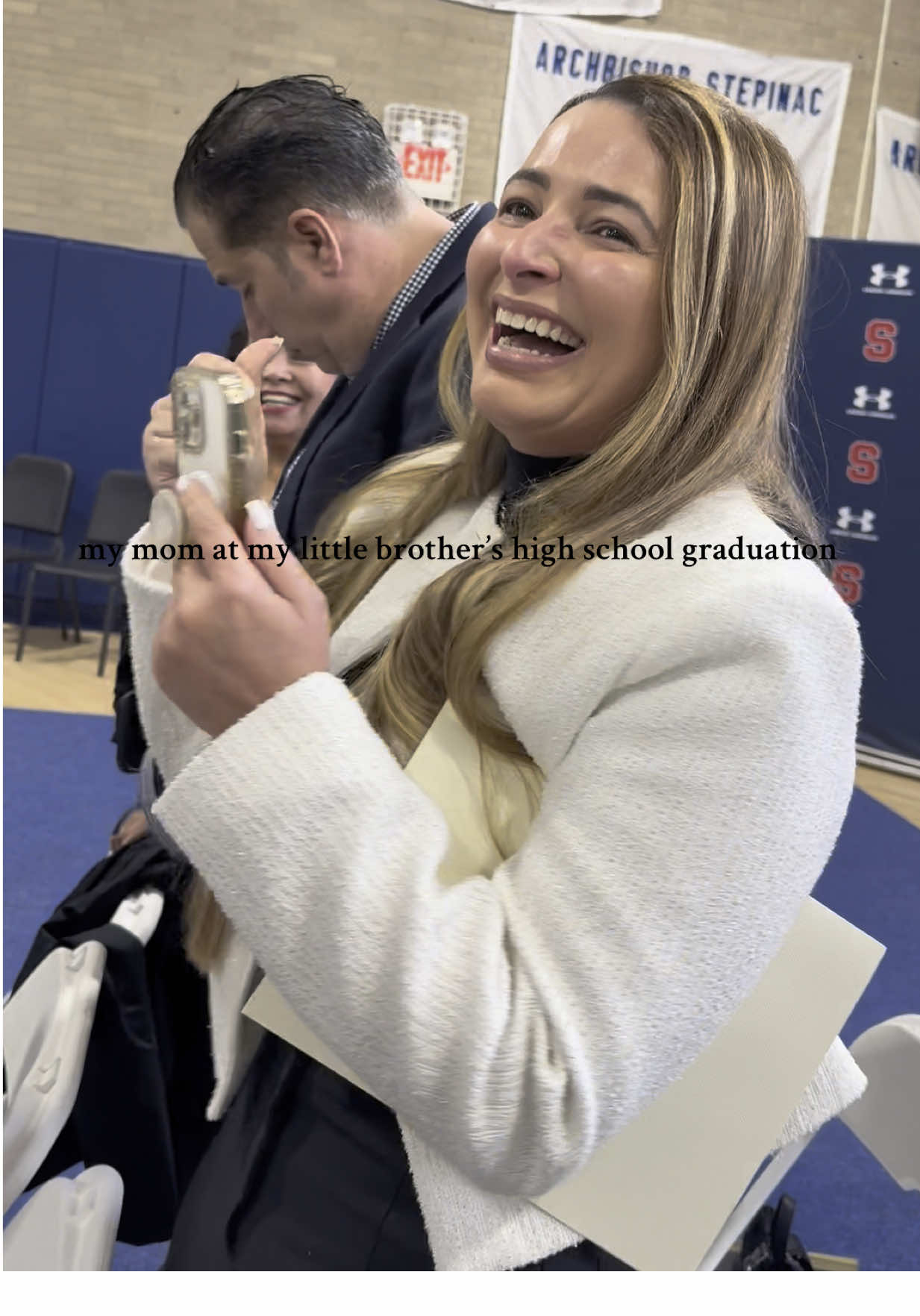 let me add my mom started crying before my brother’s name was even called 😂😂😂😂 #2025graduate #graduation 