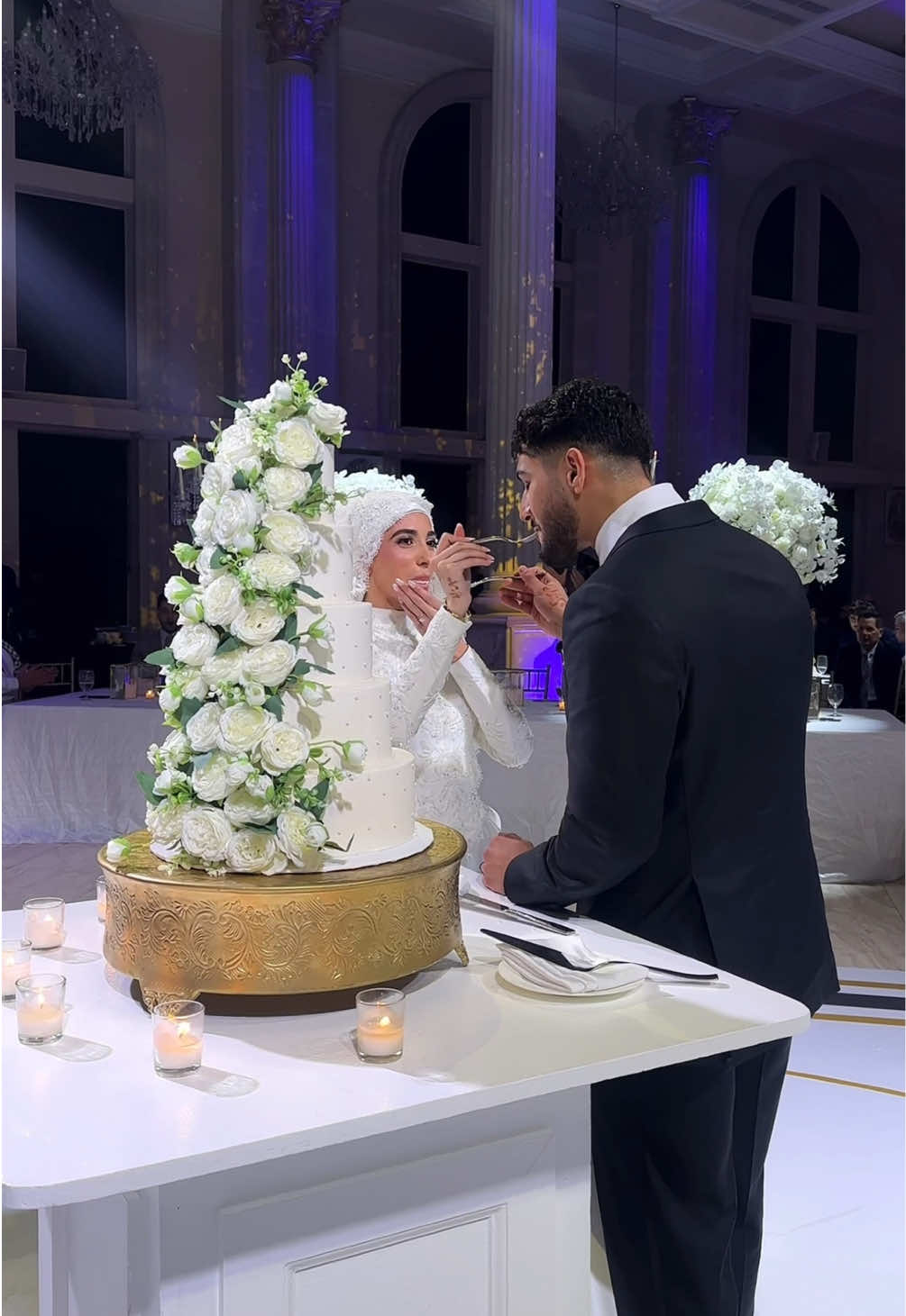 Our wedding 🤍 #arabwedding #weddings #muslimtiktok #muslimcouple #hijabi #lebaneseweddings #fyp #2025bride 
