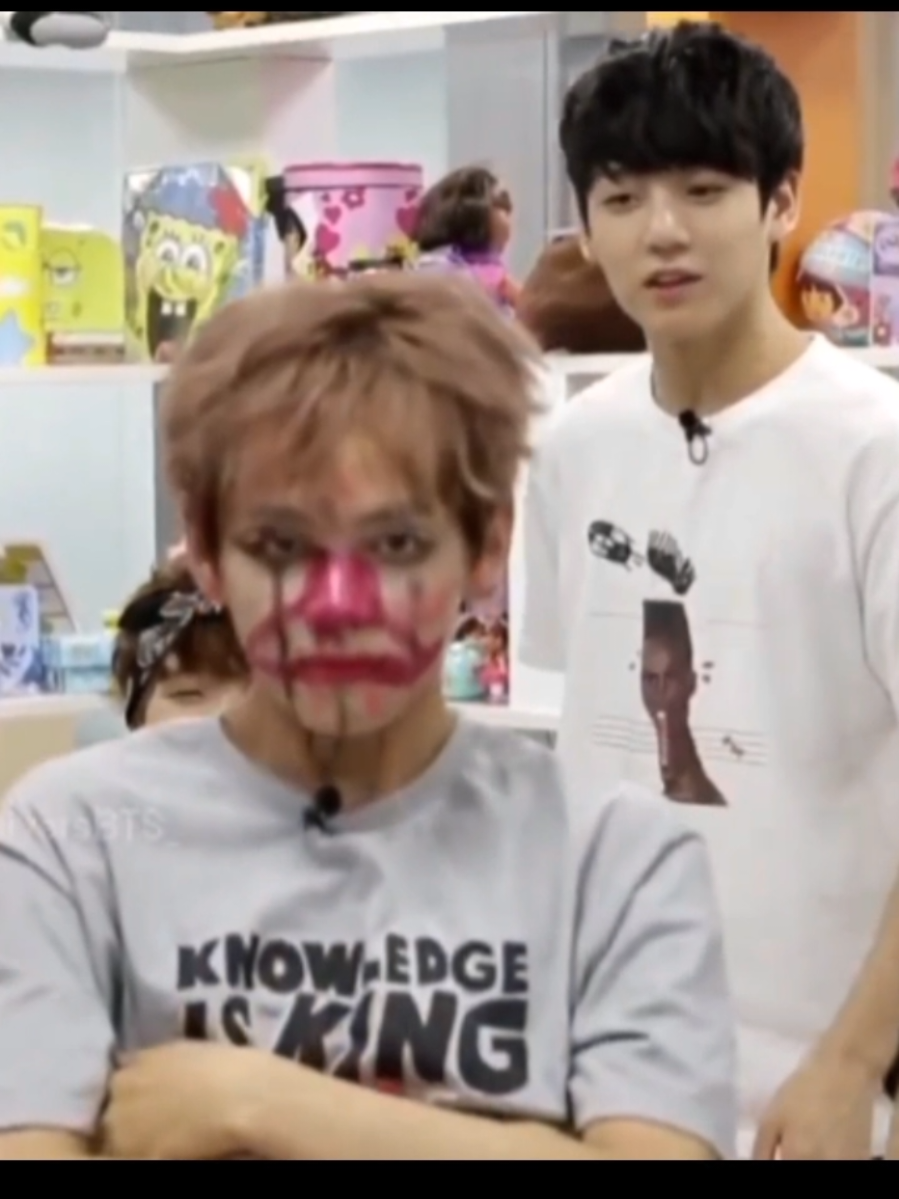 Taekook in rookie king part 6 💜 Jk really loves Taehyung as joker   #kimtaehyung #taehyung #v #뷔 #태형#jeonjungkook #jungkook #jk #정국 #taekook #vkook #kookv #kpop #bangtanboys #bts #방탄소년단 #army  #southkorea #korea 