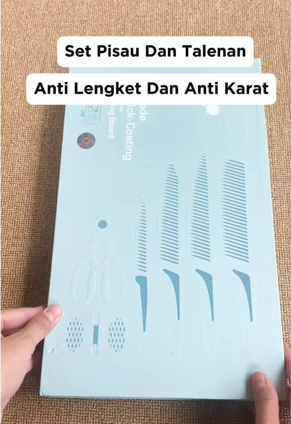 Pisau set yang lengkap banget #neobladestein #pisausetsteincookware 