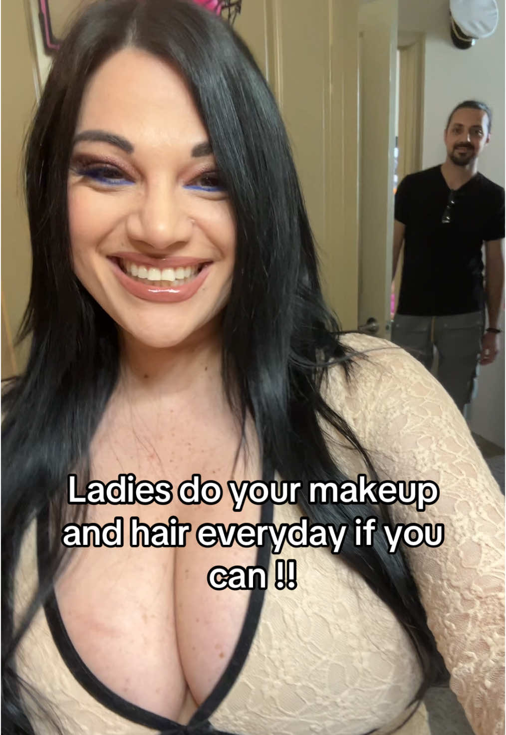 Makeup is so crucial to my confidence … what do you think ? #makeup #mascara #hair #grwm 