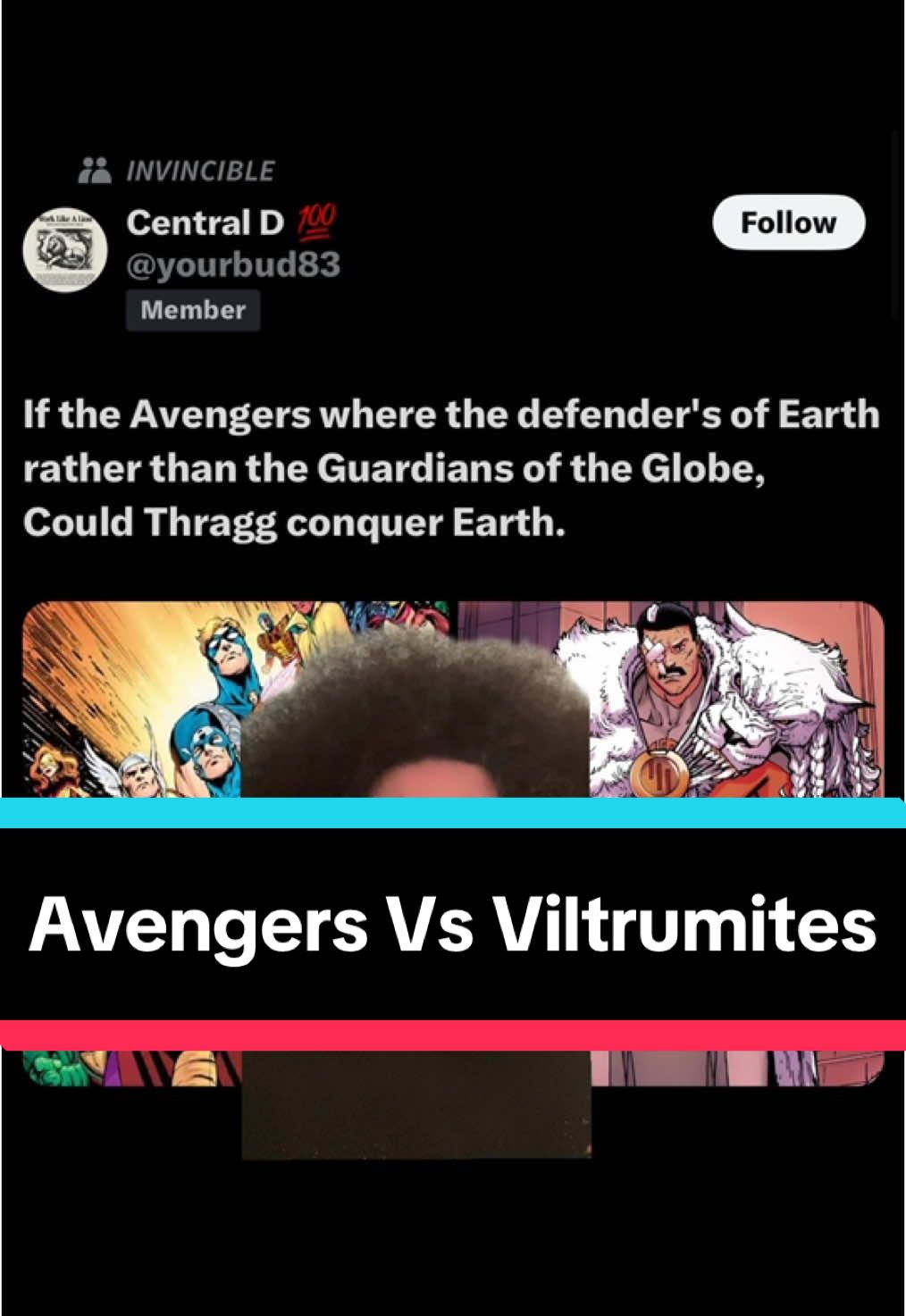 The Viltrum Empire only gets away with this because the guardians of the globe are barely functioning as a superhero team #avengers #theavengers #invincible #viltrumite #omniman 