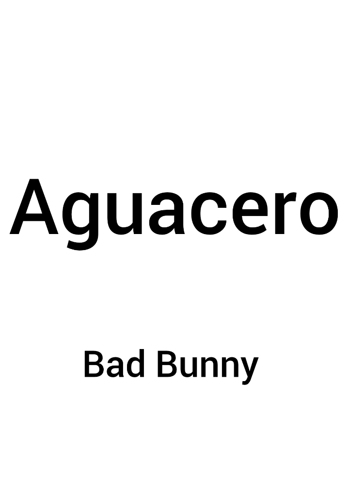 Aguacero - @Bad Bunny  . . . #badbunnypr #badbunny #lyrics #rolitasboy #paratiiiiiiiiiiiiiiiiiiiiiiiiiiiiiii #paratii #foryoupage #fyp 