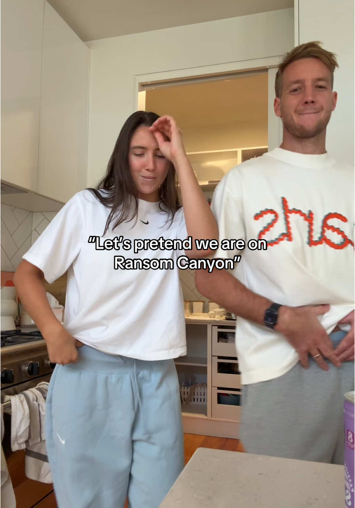 Would we make the cut?😂  Not me pretending I’m wearing a cowgirl hat🫠🤠 #ransomcanyon #dance #fyp #couple #linedance 