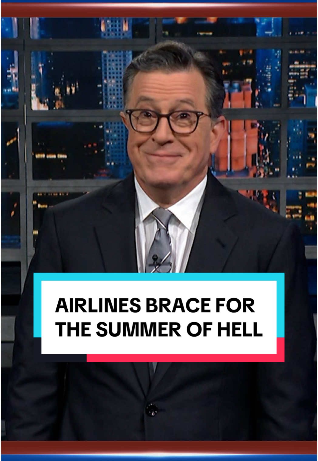 Hopped off the plane at HEL with a dream and my cardigan. ✈️ #StephenColbert #Newark #FAA