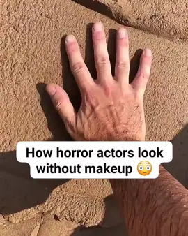How horror actors look without makeup 😳#viraltiktok #viralvideo
