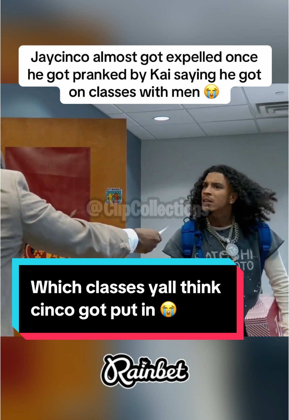 Which classes yall think cinco got put in 😭 #fyp #streameruniversity #kai #kaicenat #jaycincoo 