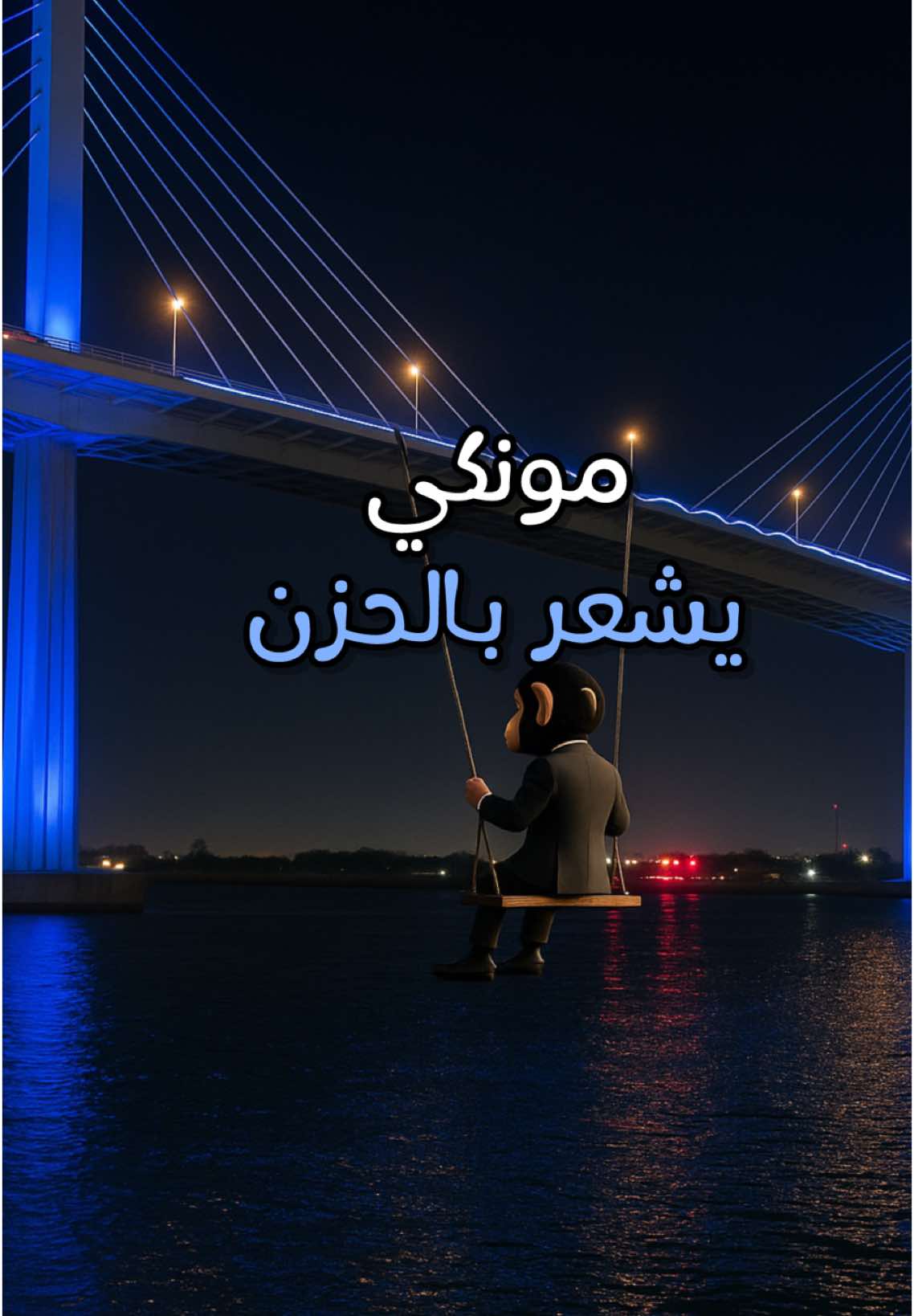 مونكي يشعر بالحزن الشديد  #مونكي_البصراوي  #كورنيش_شط_العرب 
