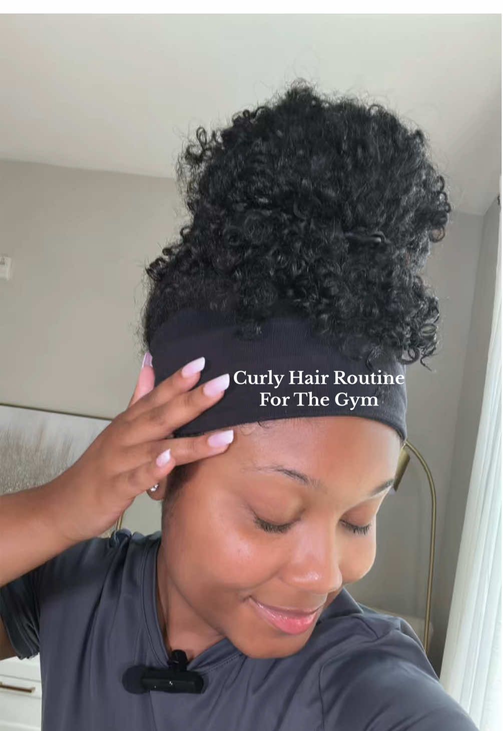 Here’s how I preserve my curls for the gym. GO MOVE YOUR BODY, Your Curls Will Be Fine!!! 📢  #curlyhairroutine #curlyhairtutorial #gymhairstyles #gymhairhack #curlyhairhack #workouthairhack #curlyhair #hairstyling #hairtips #hairhack