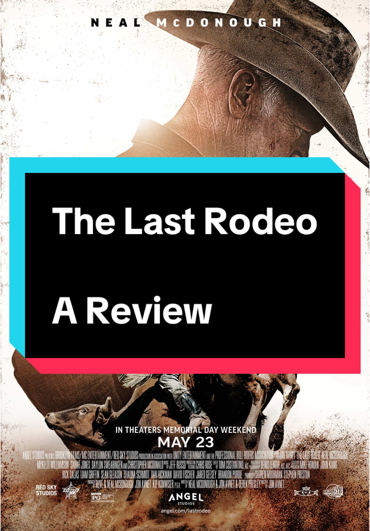 “The Last Rodeo” from #AngelStudios is pretty solid. #christian #nealmcdonough @Angel Studios 