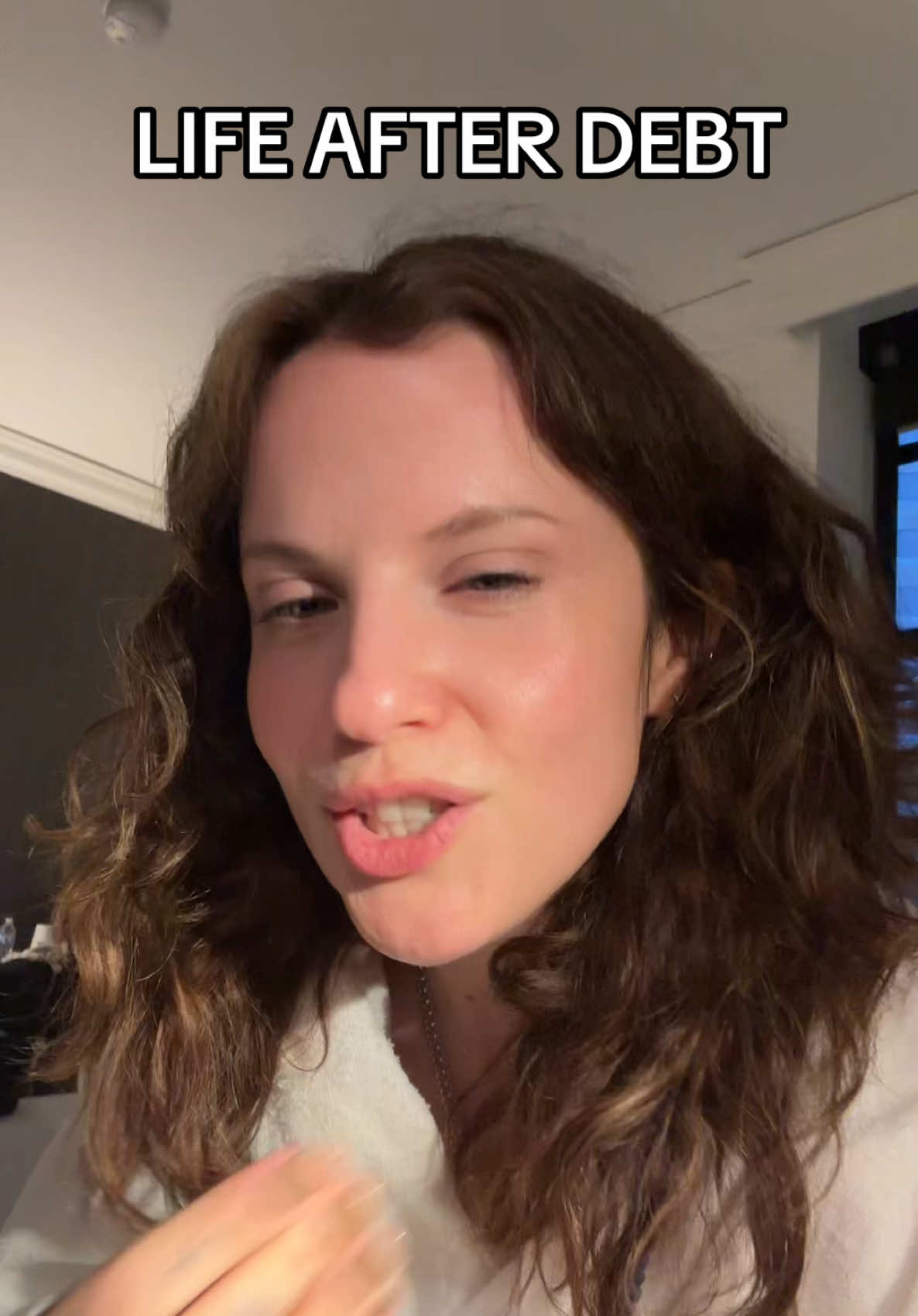 Guys this is a WEIRD feeling #debtfree #debtfreejourney #debtpayoff #debtpayoffjourney #nobuyyear #nobuy #noshopping 