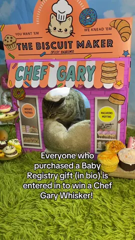 For every gift purchased you will get entered into a drawing to get one of her whiskers (naturally shedded of coarse). I will draw Monday afternoon♥️ 😅👩🏻‍🍳 #Shaft #Chef #Bakery #Cat #Biscuit #Biscuit #Chef #Baking ##Contest##Winner##Whisker