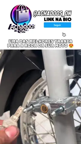 Cadeado para as roda de sua moto 😍💥 envio para todo Brasil 🇧🇷  link na bio  . . . . . . . #achadinhosshopee #motoshonda #tiktokshop #244 #start160 #achados 