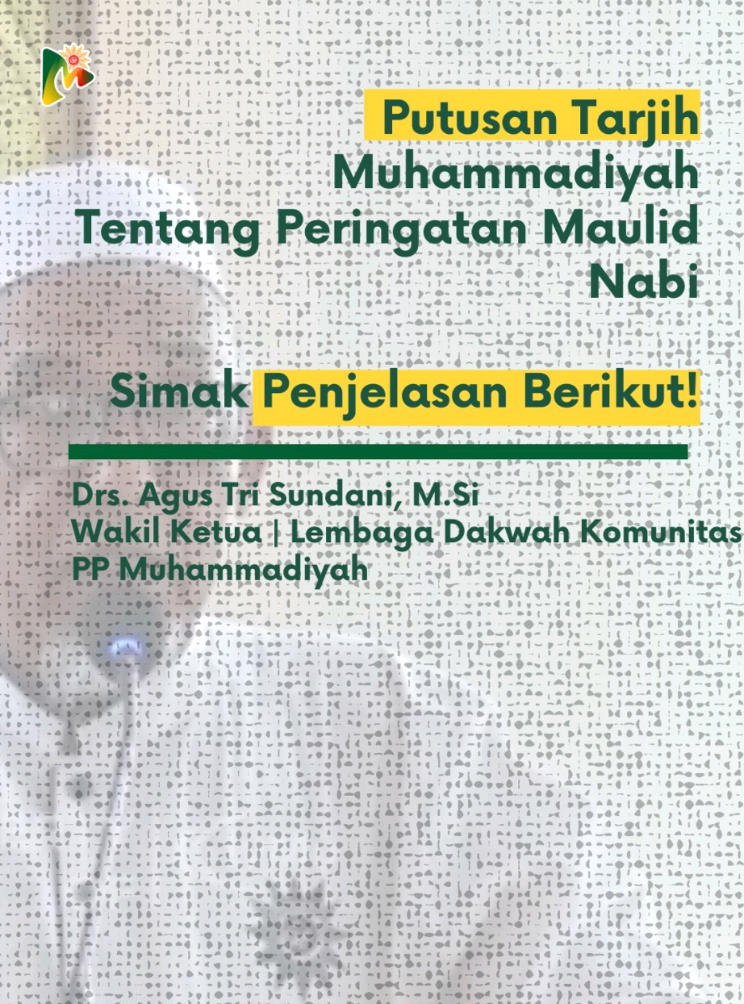 Putusan Tarjih Muhammadiyah menyikapi Peringatan Maulid Nabi Muhammad Saw..inilah putusan dan penjelasan nya @Muhammadiyah  #berkemajuan #majelistarjihppmuhammadiyah #fypage #muhammadiyah #dakwah #bismillahfypシ #bismillahfyp #ormasmuhammadiyah #fyppppppppppppppppppppppp #ormas  #berkemajuandanmencerahkan #ahmaddahlan #kadermuhammadiyah #mediamucom #mediamuhammadiyah #muhammadiyahaja #organisasimasyarakat #tarjihmaulidnabi #maulidnabi 