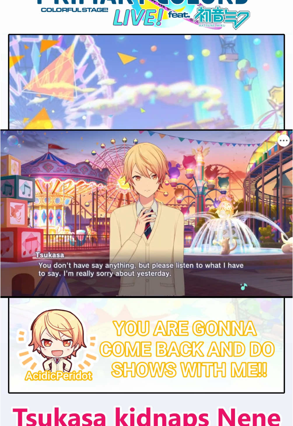 Operation won-won-wonderheist is successful - A clip from our live dubbing stream on 5/9/2025! Follow our YouTube for more! - Tsukasa Tenma -@acidicperidot‬  Emu Otori - ‪@marisaraindrops Nene Kusanagi - ‪@Shuya!  Rui kamishiro - ‪@AaronBirdVA‬ KAITO / emotional support - ‪@sunntnotsunny‬  - Edit by ‪@Raincal.ly  - TAGS- #pjskpricolors #projectsekai #projectsekaicolorfulstage #pjsk #emuotori #nenekusanagi #tsukasatenma #ruikamishiro #wxs #kaito #vocaloid #voiceactor #streamhighlights #wonderlandsxshowtime 