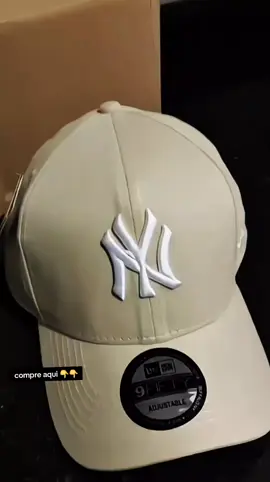 Boné Ny New York Masculino E Feminino Aba Curva Strapback