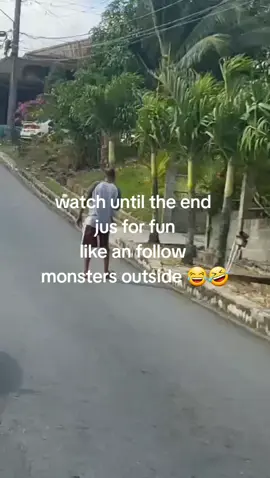 she like badman jus for fun  monsters outside  🤣😂🤣😂🤣😂#justforfun #fyp #trini_tiktoks #tallboy #trini #foryoupage 
