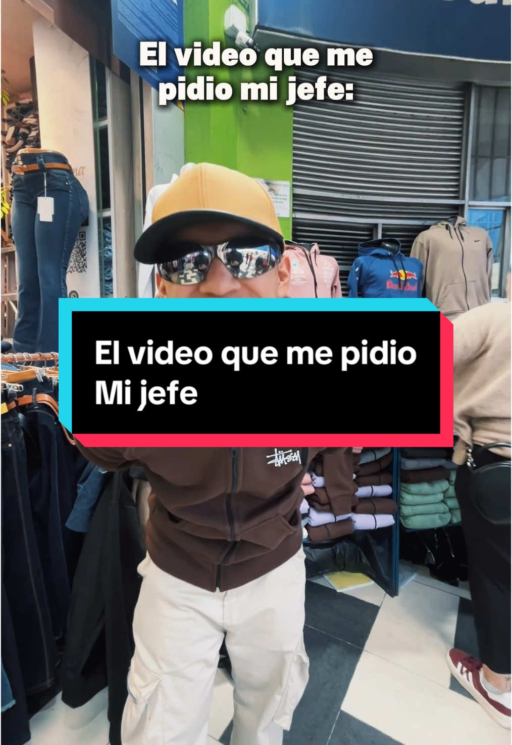 Hice el video que me pidió mi jefe, exactamente como dijo, ahora si con este video vamos a vender todos los buzos 😎😎#buzos #jefe #gransan #alpormayor #hoodie #buzosoversize 