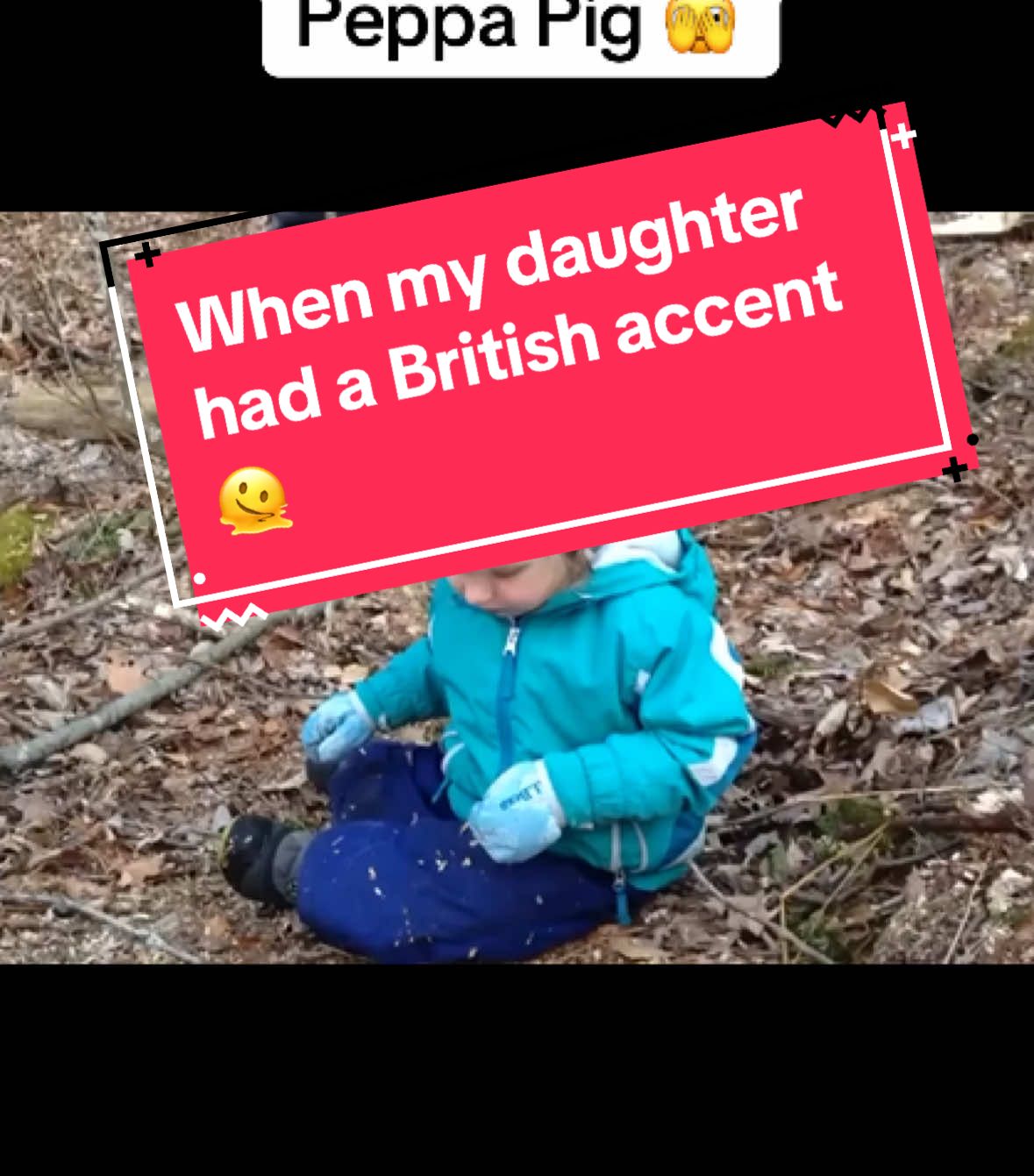 Want to say congratulations to @Peppa Pig on her new baby sister 🥰 #peppapig #britishaccent 