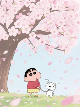 ShinChan and Shiro #crayonshinchan #wallpaper 