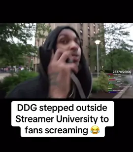 DDG stepped outside Streamer University to fans screaming 😂