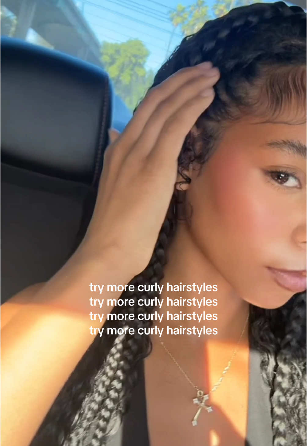 ur sign to try a new hairstyle 💕 #curlyhair #curlyhairstyles #fyp #hairstyletutorial 