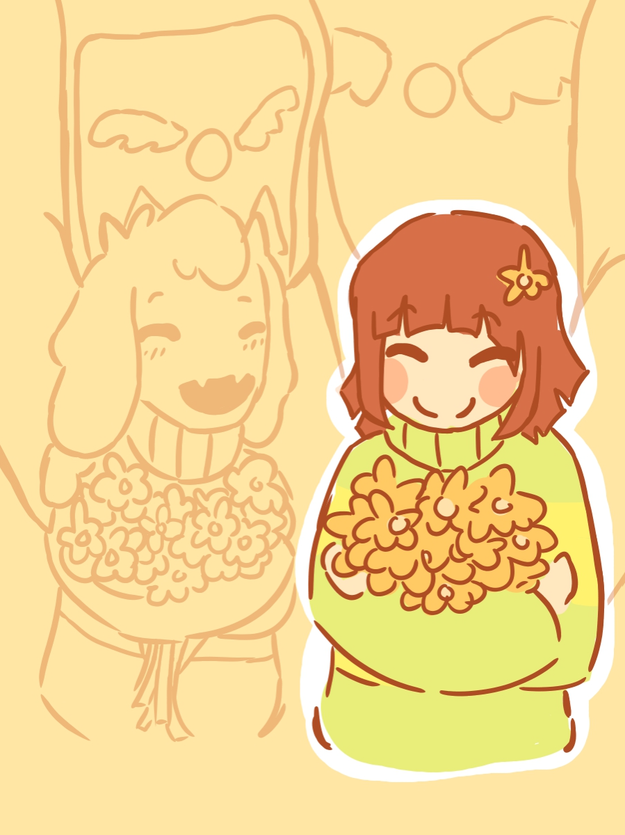 I LOVE CHARACTERS DOOMED BY THE NARRATIVE #undertale #undertalechara #undertaleasriel #undertaleasrieldreemurr #chara #asriel #fyp