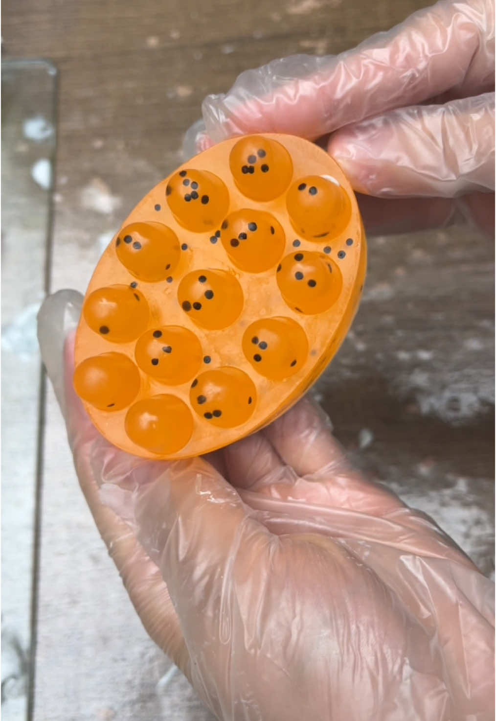 Sabonete massageador de pêssego 🍑 ✨ #asmr #fyp #saboariaartesanal #satisfaction #videoviral #asmrvideo #f 