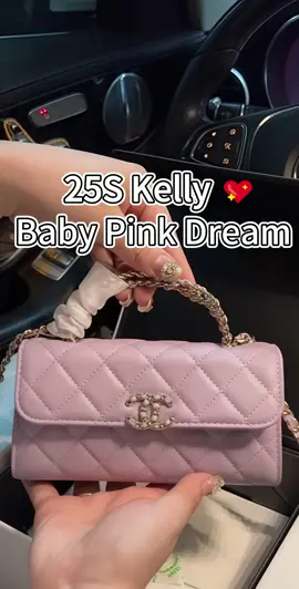 Unboxing my dream CHANEL in the car 💖✨ CHANEL 25S Kelly Top Handle in baby pink 🎀 Would you carry this beauty or just stare at it forever? 😍 📩 DM to order your dream bag now 👜 #CHANEL25S #ChanelUnboxing #TopHandleBag #LuxuryBagTok #PinkBagLover #CHANELStyle #DesignerUnboxing #TikTokLuxury #baglovers❤️ #DMToOrder