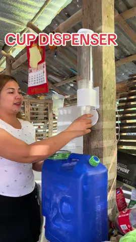 Magnda tlga may plastic cup dispenser sa bahay mgnda to.                 #plasticcupdispenser #plasticcupholder #cupholder #dustproof #musthave 