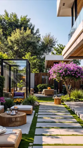 Nắng, gió và hương hoa nhẹ nhàng! #menhadep #thietkenhadep #thietkenoithat #thietkesanvuon 