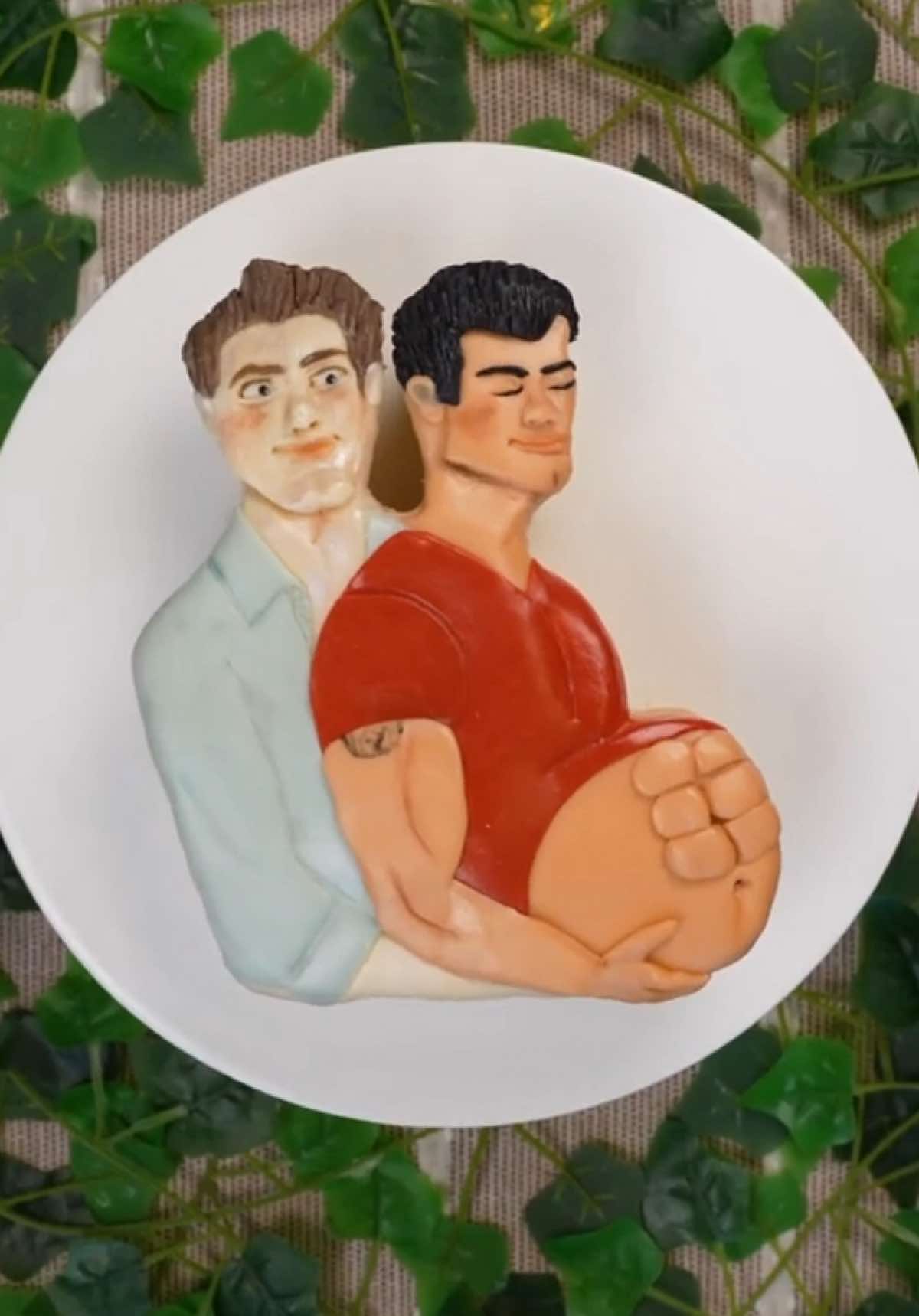 if it’s a boy… EJ, Edward Jacob❤️ #twilight #edwardcullen #jacobblack #cake #bakingthursdays 