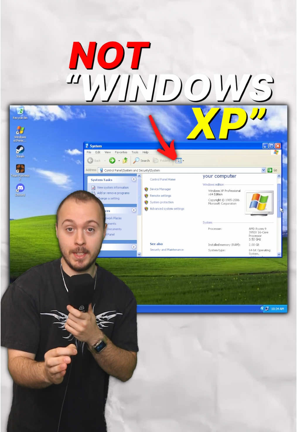 This is NOT the Windows XP that you’re familiar with…🤩 #pcsetup #pctips #nostalgia #carterpcs 