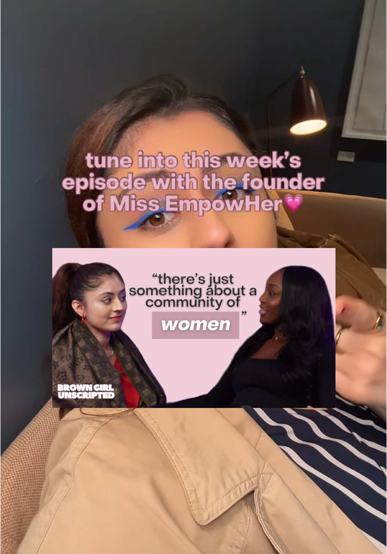 tomorrow at 1pm with @caitlyn kumi and @miss empowher 