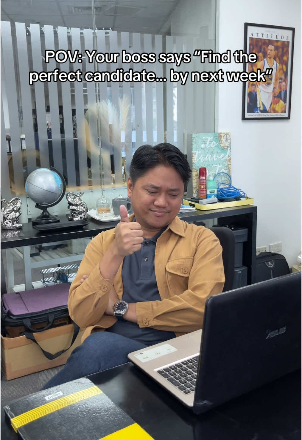 Challenge accepted..but ended   with a plot twist! 🥲😅#officehumor #careertok #corporatelife #hr #fyp 