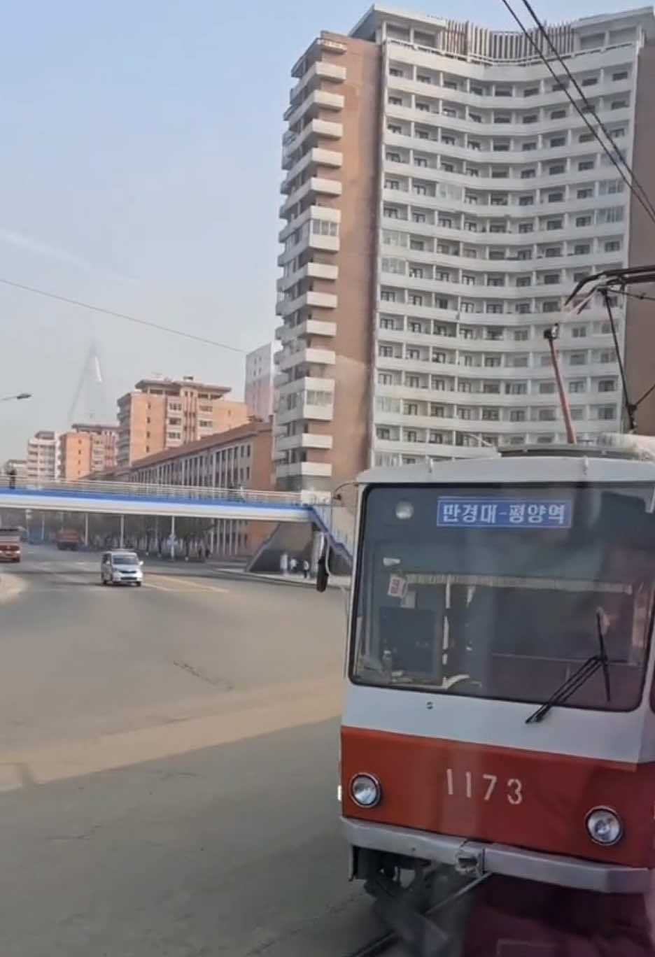 The North Korean people's favorite means of transportation - trams#dprk #northkorea #Pyongyang 